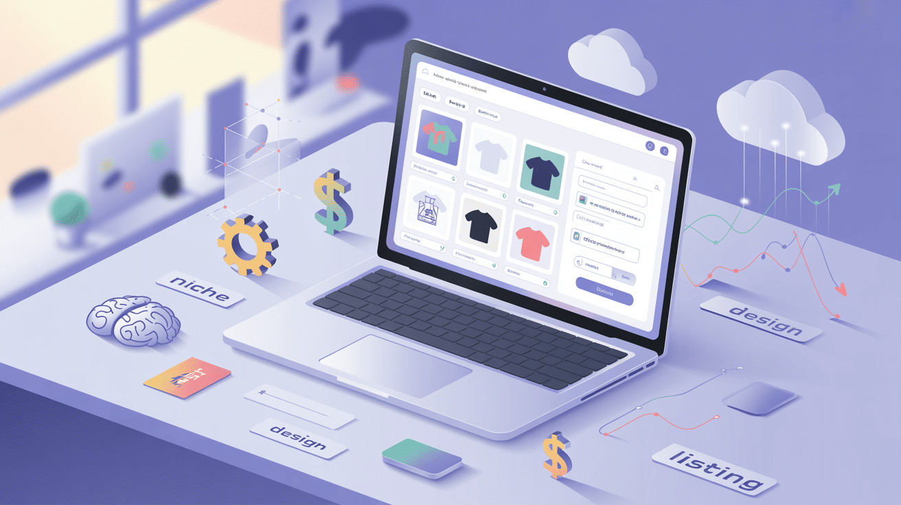 Merch on Demand mit KI Automatisieren Flying Upload