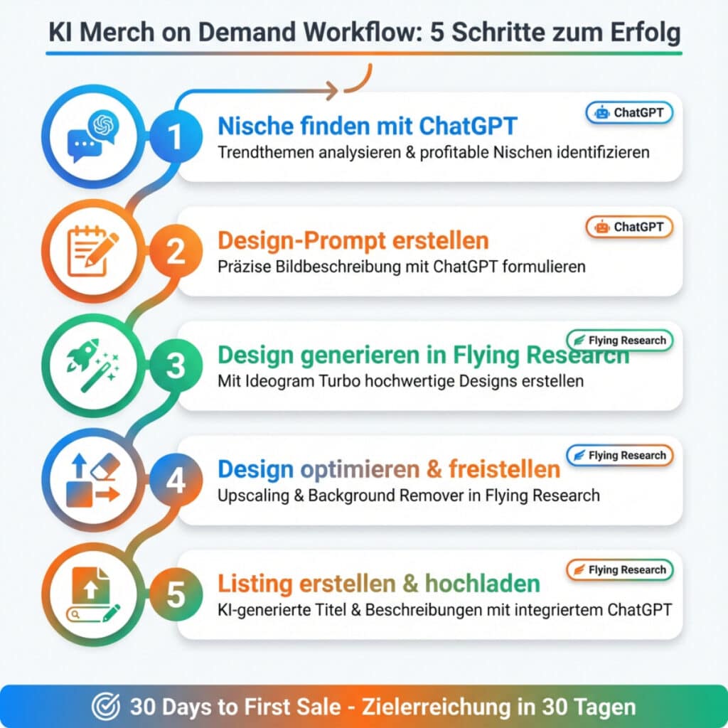 KI Merch on Demand Workflow
