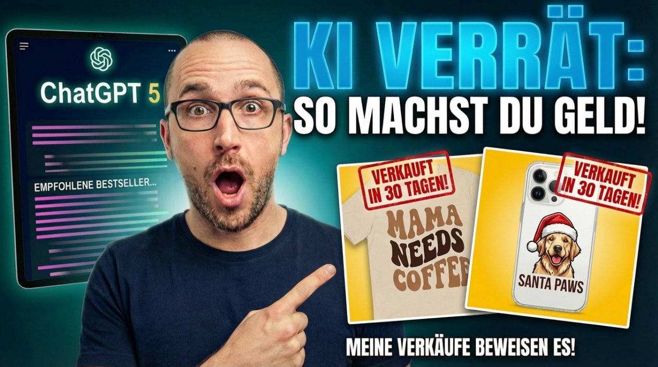 Merch on Demand 2026: So hilft dir ChatGPT beim Geldverdienen