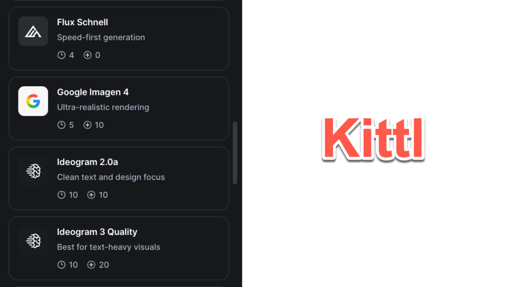 Tshirt Designs erstellen mit Kittl Deutsch: So einfach war es noch nie (Review) 5 Kittl KI Modelle - Google Imagen 4, Ideogram 3, Flux Schnell