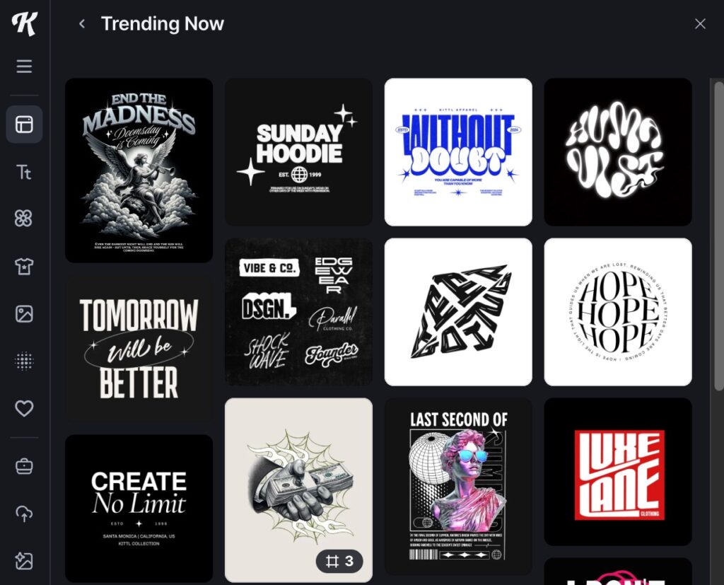 Tshirt Designs erstellen mit Kittl Deutsch: So einfach war es noch nie (Review) 8 Kittl Bonus Graphics 2026 - Samurai und Tier Design Vorlagen für T-Shirts